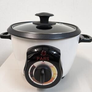 Pars Automatic Persian Rice Cooker Tahdig Rice Maker-White-3 Cup-USED-M121